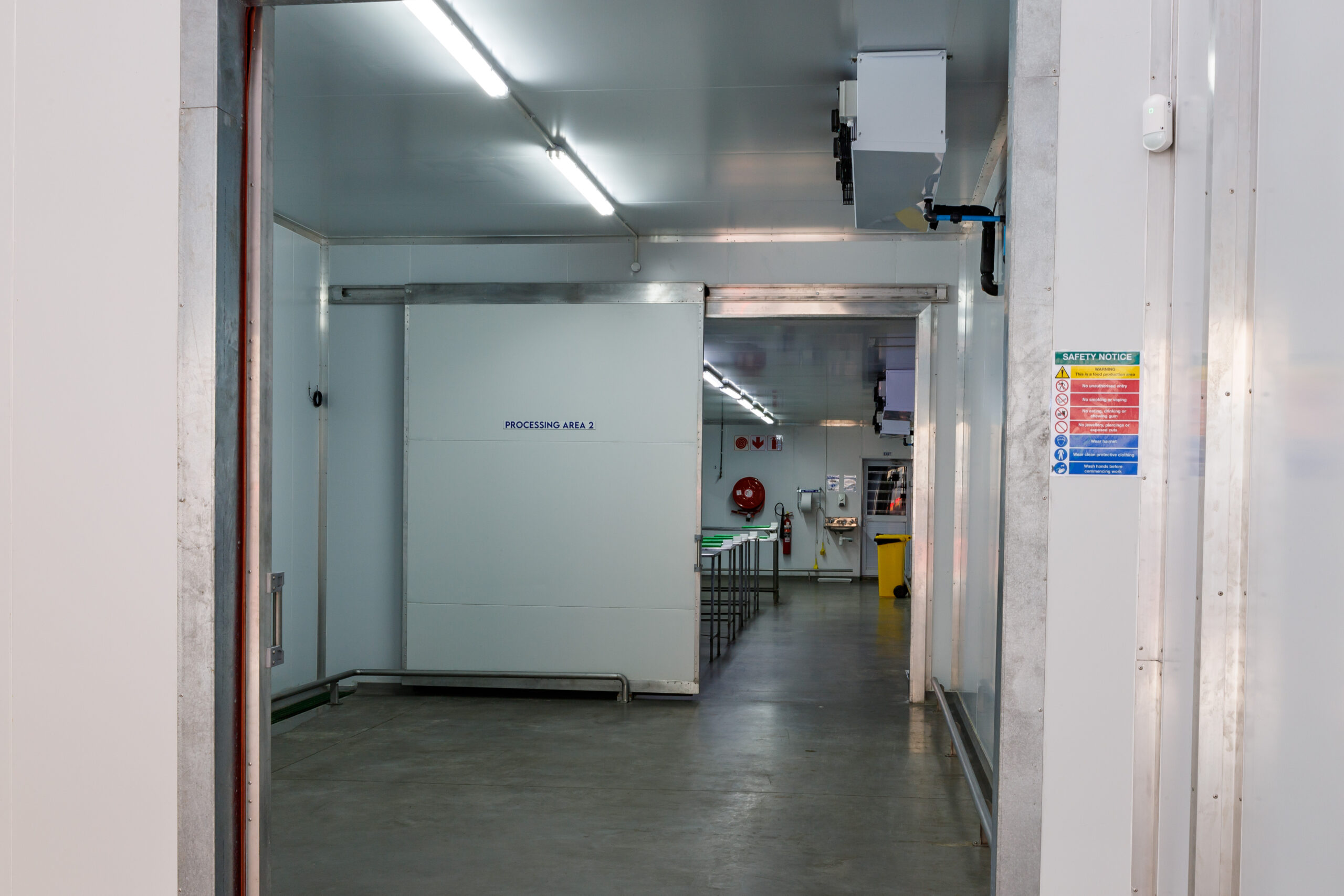 11.Processing area 2 door from chiller